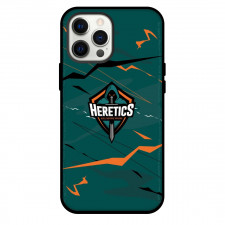 League of Legends Heretics Phone Case For iPhone And Samsung Galaxy Devices - Heretics Logo On Green Background