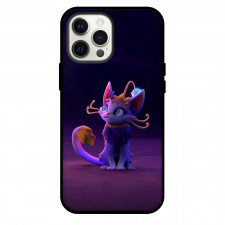 League of Legends Yuumi Phone Case For iPhone And Samsung Galaxy Devices - Yuumi Portrait Black Purple Background