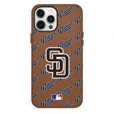 MLB San Diego Padres Phone Case For iPhone and Samsung Galaxy Devices - San Diego Padres Medley Monogram Wordmark