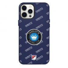 MLS Charlotte FC Phone Case For iPhone and Samsung Galaxy Devices - Charlotte Football Club Medley Monogram Wordmark