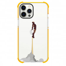 Iron Man Phone Case For iPhone And Samsung Galaxy Devices - Iron Man Flying Minimalist Art