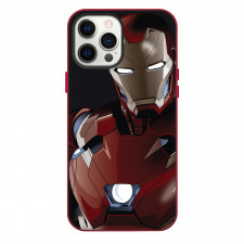 Iron Man Phone Case For iPhone And Samsung Galaxy Devices - Iron Man Portrait On Black Background