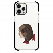 Avengers Wanda Scarlet Witch PopHead Phone Case For iPhone and Samsung Galaxy Devices - Wanda Scarlet Witch PopHead Minimalist Art