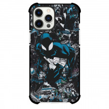 Spider Man Phone Case For iPhone And Samsung Galaxy Devices - Comic Series Spider Man Black Suit