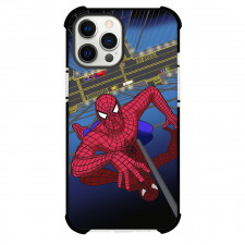 Spider Man Phone Case For iPhone And Samsung Galaxy Devices - Spider Man Climbing Illustration