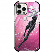Spider Man Across The Spider Verse Spider Gwen Phone Case For iPhone And Samsung Galaxy Devices - Spider Gwen Web Comic Art
