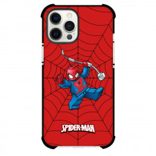 Spider Man Phone Case For iPhone And Samsung Galaxy Devices - Spider Man Lego Swing On Web Background