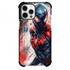 Spider Man Across The Spider Verse Spider Man 2099 Phone Case For iPhone And Samsung Galaxy Devices - Spider Man 2099 Standing Watercolor Art