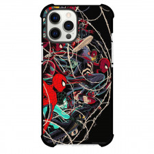 Spider Man Across The Spider Verse Spider Man Phone Case For iPhone And Samsung Galaxy Devices - Spider Man Family Jumping Comic Art