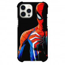 Spider Man Across The Spider Verse Spider Man Phone Case For iPhone And Samsung Galaxy Devices - Spider Man Half Body Comic Art