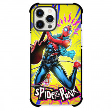 Spider Man Across The Spider Verse Spider Punk Phone Case For iPhone And Samsung Galaxy Devices - Spider Punk Spider Sense With Guitar