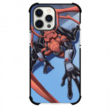 Spider Man Across The Spider Verse Spider Man Phone Case For iPhone And Samsung Galaxy Devices - Superior Spider Man Climbing Building
