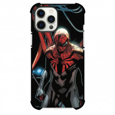 Spider Man Across The Spider Verse Spider Man Phone Case For iPhone And Samsung Galaxy Devices - Superior Spider Man Standing Night Scene