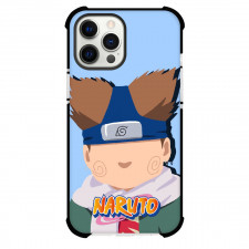 Naruto Choji Akimichi Phone Case For iPhone And Samsung Galaxy Devices - Choji Akimichi Portrait Minimalist On Blue Background