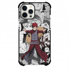 Naruto Gaara Phone Case For iPhone And Samsung Galaxy Devices - Gaara Portrait On Comic Background