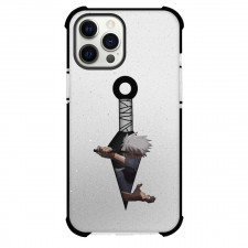 Naruto Kakashi Hatake Phone Case For iPhone And Samsung Galaxy Devices - Kakashi Hatake Attack Mode On Kunai Background