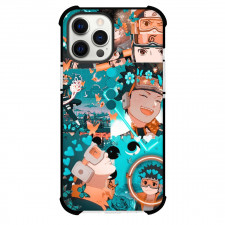 Naruto Obito Uchiha Phone Case For iPhone And Samsung Galaxy Devices - Obito Uchiha Collage Blue