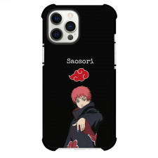 Naruto Sasori Phone Case For iPhone And Samsung Galaxy Devices - Sasori Portrait On Black Background