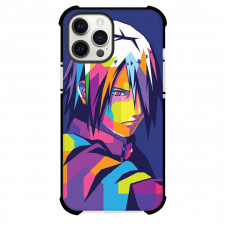 Naruto Sasuke Uchiha Phone Case For iPhone And Samsung Galaxy Devices - Sasuke Uchiha Portrait Wpap Popart