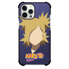 Naruto Temari Phone Case For iPhone And Samsung Galaxy Devices - Temari Portrait Minimalist On Navy Background