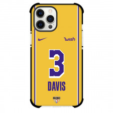 NBA Anthony Davis Phone Case For iPhone and Samsung Galaxy Devices - Anthony Davis Los Angeles Lakers No. 3 Jersey