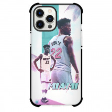 NBA Jimmy Bulter Phone Case For iPhone and Samsung Galaxy Devices - Jimmy Bulter 22 Standing Miami Heat With Trip Effect