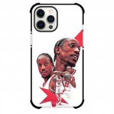 NBA DeMar DeRozan Phone Case For iPhone and Samsung Galaxy Devices - DeMar DeRozan Portrait On White Background