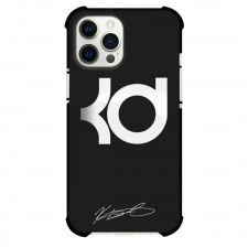 NBA Kevin Durant Phone Case For iPhone and Samsung Galaxy Devices - Kevin Durant Logo Black And White