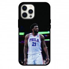 NBA Joel Embiid Phone Case For iPhone and Samsung Galaxy Devices - Joel Embiid Phila 21 Standing