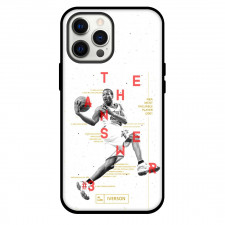 NBA Allen Iverson Phone Case For iPhone and Samsung Galaxy Devices - Allen Iverson The Answer White Background