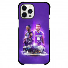 NBA Sacramento Kings Phone Case For iPhone and Samsung Galaxy Devices - Sacramento Kings Beam Team Purple Background