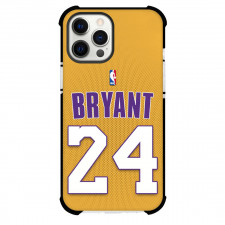 NBA Kobe Bryant Phone Case For iPhone and Samsung Galaxy Devices - Kobe Bryant Los Angeles Lakers No. 24 Jersey