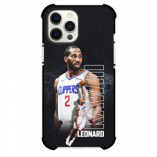 NBA Kawhi Leonard Phone Case For iPhone and Samsung Galaxy Devices - Kawhi Leonard Clippers 2 Side Portrait Black Background
