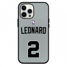NBA Kawhi Leonard Phone Case For iPhone and Samsung Galaxy Devices - Kawhi Leonard San Antonio Spurs No. 2 Jersey