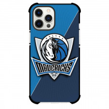 NBA Dallas Mavericks Phone Case For iPhone and Samsung Galaxy Devices - Team Logo On Blue Background