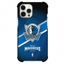 NBA Dallas Mavericks Phone Case For iPhone and Samsung Galaxy Devices - Team Logo Stripe Background