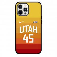 NBA Donovan Mitchell Phone Case For iPhone and Samsung Galaxy Devices - Donovan Mitchell Utah Jazz No. 45 Jersey