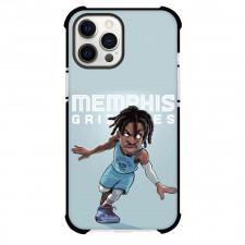 NBA Ja Morant Phone Case For iPhone and Samsung Galaxy Devices - Ja Morant 12 Celebration Cartoon Artwork