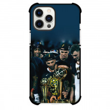 NBA Jamal Murray Phone Case For iPhone and Samsung Galaxy Devices - Jamal Murray Holding NBA Champion Trophy
