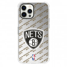 NBA Brooklyn Nets Phone Case For iPhone and Samsung Galaxy Devices - Brooklyn Nets Medley Monogram