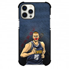 NBA Nikola Jokic Phone Case For iPhone and Samsung Galaxy Devices - Nikola Jokic Joker Cartoon Art