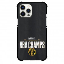NBA Denver Nuggets Phone Case For iPhone and Samsung Galaxy Devices - 2223 NBA Champs Black Background