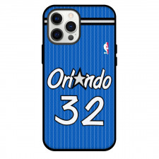 NBA Shaquille O Neal Phone Case For iPhone and Samsung Galaxy Devices - Shaquille O Neal Orlando Magic No. 32 Jersey