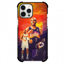 NBA Chris Paul Phone Case For iPhone and Samsung Galaxy Devices - Chris Paul Portrait On Sunset Background
