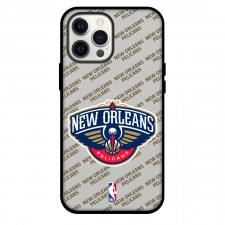 NBA New Orleans Pelicans Phone Case For iPhone and Samsung Galaxy Devices - New Orleans Pelicans Medley Monogram