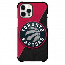 NBA Toronto Raptors Phone Case For iPhone and Samsung Galaxy Devices - Team Logo On Red And Black Background