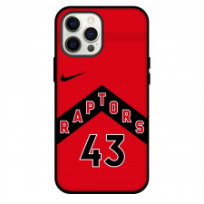 NBA Pascal Siakam Phone Case For iPhone and Samsung Galaxy Devices - Pascal Siakam Toronto Raptors No. 43 Jersey