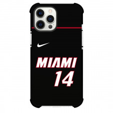 NBA Tyler Herro Phone Case For iPhone and Samsung Galaxy Devices - Tyler Herro Miami Heat No. 14 Jersey