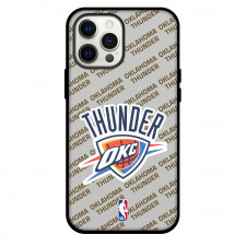 NBA Oklahoma City Thunder Phone Case For iPhone and Samsung Galaxy Devices - Oklahoma City Thunder Medley Monogram