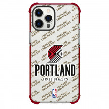 NBA Portland Trail Blazers Phone Case For iPhone and Samsung Galaxy Devices - Portland Trail Blazers Medley Monogram